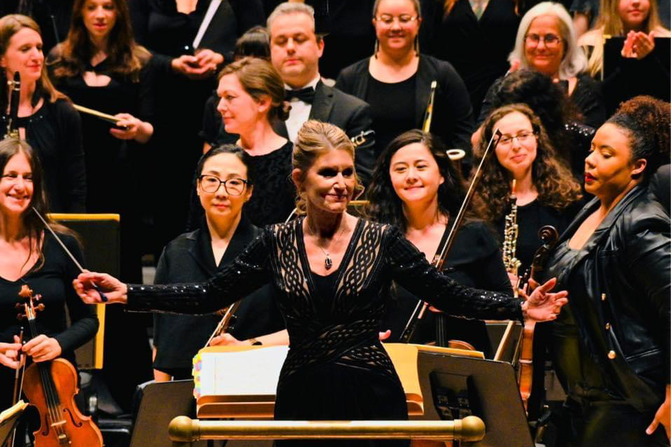 Conductor Jill Burgett at Carnegie Hall debut for UNC Choirs