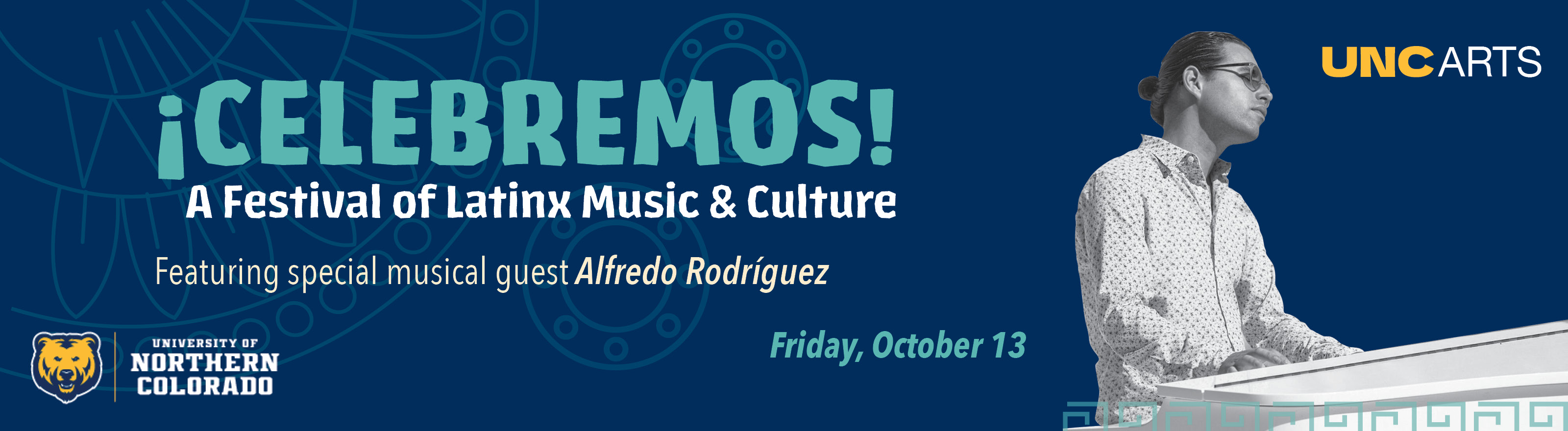 A graphic for ¡Celebremos!, a Latinx music and culture event