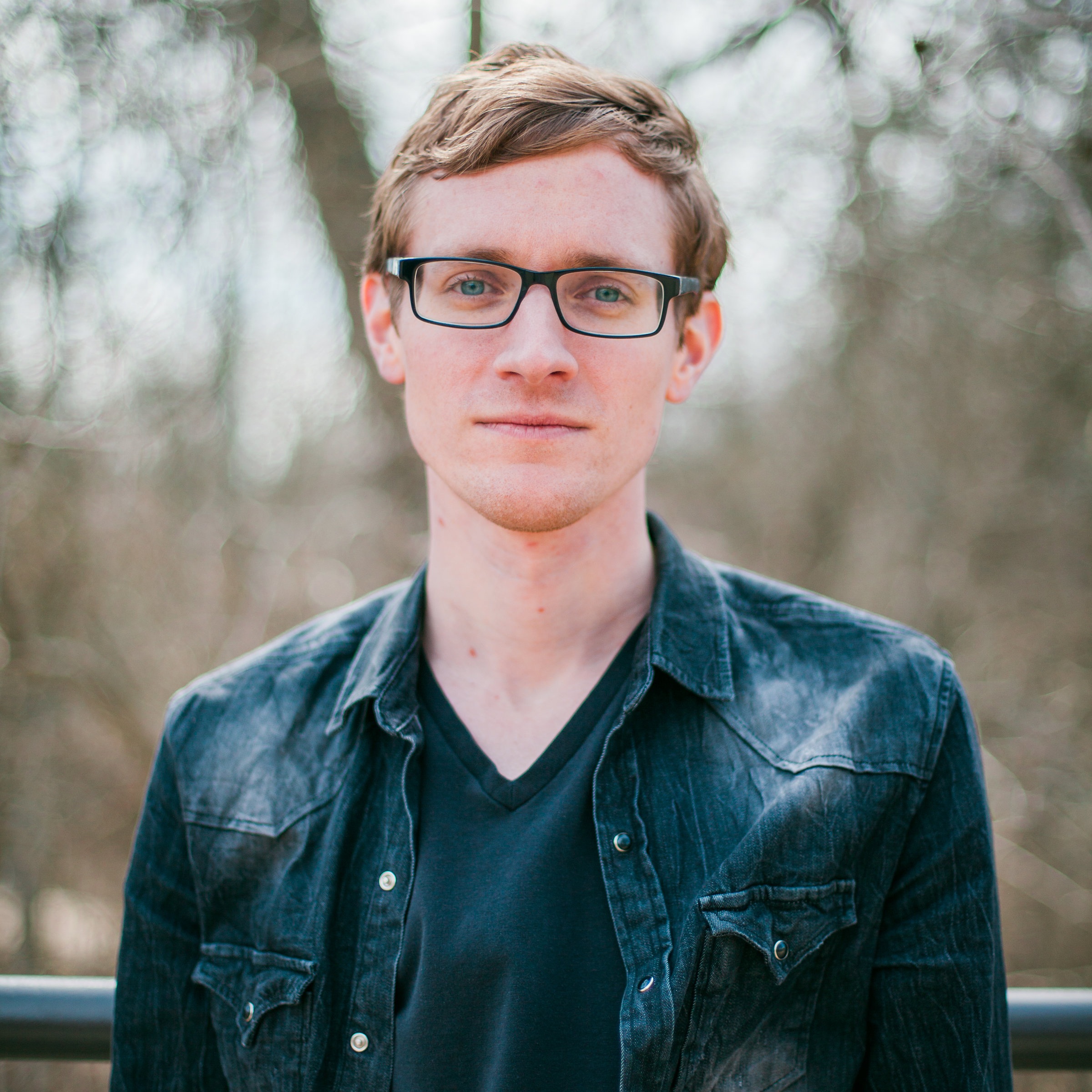 Headshot of Caleb Pickering, percussion.