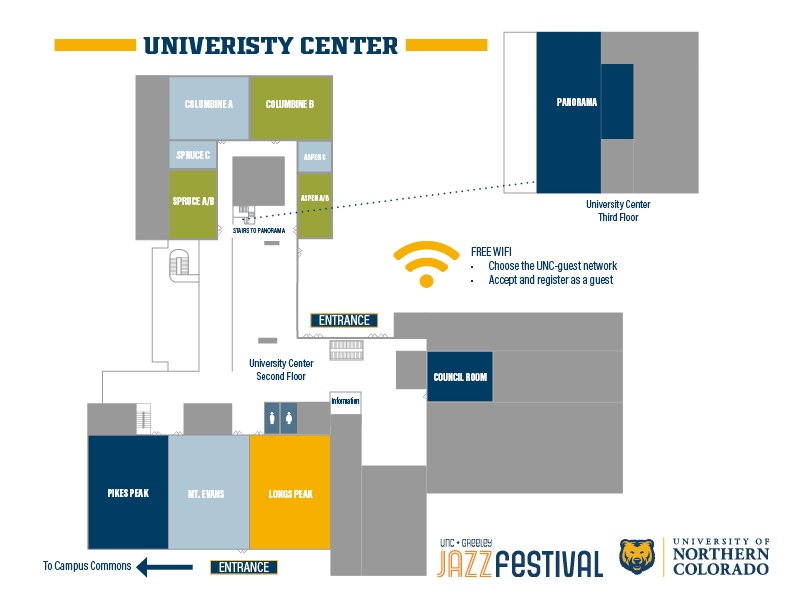 University Center Map