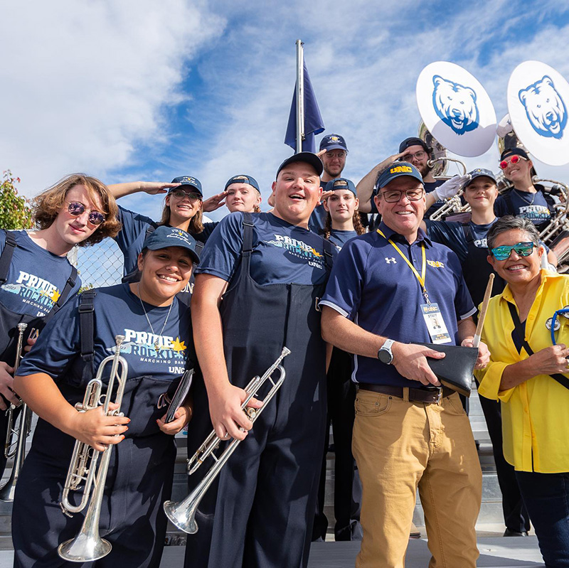 POTR Marching Band | With President Feinstein in the Stands